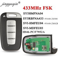 4BT Smart Remote Key 433Mhz ID46 For Kia Forte Soul Rio Borrego Sorento Optima Hyundai I30 IX35 Sonata Genesis Equus Veloster