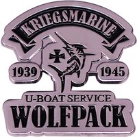 1pc WWII U-Boat Wolfpack Enamel Pin Naval Submarine Design, Historical Maritime Style for Daily Wear & History Enthusiast Gifts