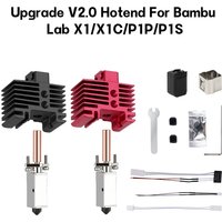 For Bambu Lab Hotend Upgrade TZ 2.0 Version Hardened nozzle bambulab Bi Metal Fit Bambulabs X1 X1C P1P P1S hotend P1P Thermistor