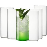 Extra Light Cocktail Glass, Highball Glasses, Long Drink, Set of 6