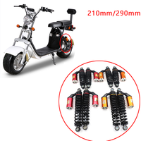 1 pair 210/290MM Spring Rear Shock Absorber With Decorative Airbag Rear Damping For Citycoco Modified Accessories parts