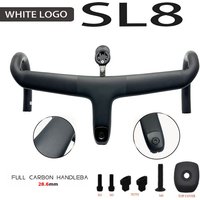 Bici Strada T1000 SL7 SL8 Integrated Carbon Handlebar for Road Bicycle Internal Wiring Di2 Cockpit Carbon Fiber Bike Accessories