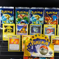 PKM TCG Base Set 1st Ed Booster Box Sealed Gotta catch 'em all! HG Ghost Rare Chase Card Vintage Proxy Collectible