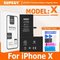 2026 YEARS SUPEGY High Quality 100% New Battery For iPhone X 2710mah Battery+Free Tools