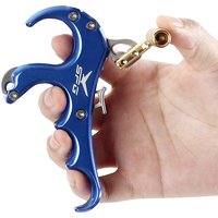 Archery Bow Release Professional Target Compound Bow Shooting Accessories 4 Finger Traget Compound Bow Thumb Release