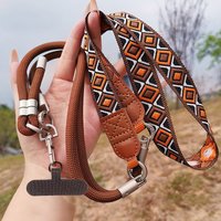 Detachable 3in1 Wider Style Adjustable Mobile Phone Lanyard Wrist Phone Strap Outdoor Sturdy Camera Cellphone Hanging Lanyards