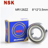 Japan NSK MR128ZZ 5/10 PCS MR128ZZ ABEC-5 8X12X3.5 mm Deep groove Ball Bearings MR128 / L-1280 ZZ Miniature MR128-2Z