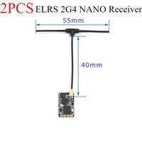 1/2PCS ELRS 2.4GHz NANO ExpressLRS Long Range ELRS Receiver BETAFPV NANO 2400 RX For RC FPV Long Range Racing Drone Quadcopter