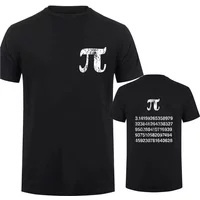 Vintage Pi Number T-Shirt Pi Math Geek Gift Men T Shirt Funny Tshirt Oversized Tees Tops Short Sleeve Men Tshirt Clothing