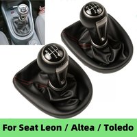 5/6 Speed Gear Shift Knob Gaiter Boot Cover Case For Seat Leon II Toledo III Altea XL 2005-2012 Car Accessories Replacement Part