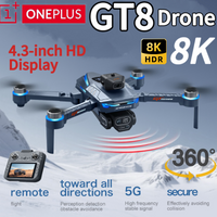 Oneplus GT8 Drone Aerial Professional Dual 8K Camera Brushless Obstacle Avoidance Quadcopter Toys With Screen Remote Control