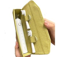 1pc Travel Toothbrush Protective Fabric Pouch, 1Pc Universal Portable Storage Case for Outdoor Trip