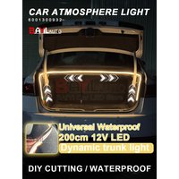 2m car trunk light start dynamic for hatchback, sedan, SUV, off-road vehicle, 12V LED atmosphere light, Car interior accessories