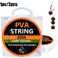 1/2pcs 20m Fast-Dissolving PVA String for Carp Fishing - Zero-Residue Non-Residue Line, Ultra-Strong & Fast-Dissolving