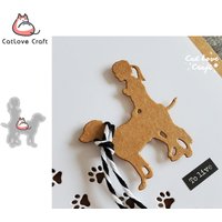 Catlove Girl and dog Animal Metal Cutting Dies Scrapbooking Stencil Die Cuts Card Making DIY Craft Embossing New Dies For 2023