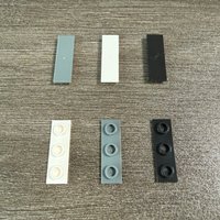 MOC 10PCS Special 63864W Flat Thin 1x3 Board Plate Building Blocks Kit Chassis Fixing Bricks Particle DIY Toy Children Kid Gifts