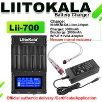 Ładowarka do akumulatorów Liitokala Lii-700 3.7V/1.2V 18650/26650/16340/18500 z wyświetlaczem