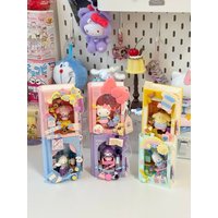 Sanrio Family Campus Diary Series Building Block Book Blind Box Kuromi Hello Kitty Cute Desktop Decoration Collection Ornaments