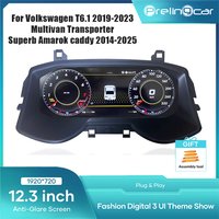 LCD Digital Cluster For Volkswagen T6.1 Crafter Skoda Octavia Kodiaq kodiak Superb Amarok Caddy digital Dashboard instrument