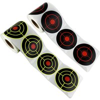 200 Pcs/250 Pcs/ Roll 3" Self Adhesive Shooting Target Sticker Splatter Splash Amp Reactive Practice Training Hunting Stickers