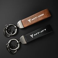 Keychain Motorcycle Premium Leather Keychain For Yamaha MT01 MT09 MT07 MT10 MT03 MT 01 09 07 03 10 MT-01 MT-10 MT-03 Accessories
