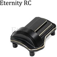2PCS 40g/Pcs Brass Differential Axle Covers for FMS FCX10 1/10 RC Crawler Car Upgrade Parts