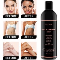 ENVISHA Makeup Foundation Body Skin Care Self Tanning Lotion Fast Face Tan Cream Moisturizing Bronzer Nourishing Facial Lotion