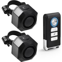 Wireless Vehicle Burglar Alarm PRO Enhanced Waterproof Expandable to 8 Remote Controls For Bicycles, Motorcycles and Scooters