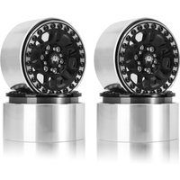 Metal 1.9 Beadlock Wheel (4pcs) 1.9" Wheels for 1:10 RC Crawler Axial SCX10 II 90046 SCX10 III AXI03007 TRX4 TRX6