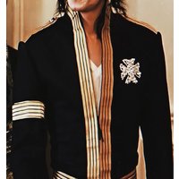 Custom Made Gothic Renaissance Black Jacket Cosplay Costume Super Singer Stage Performance Military Halloween Cosplay Outfit