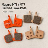 Sintered Brake Pads for Magura MT5 MT7 Disc Brake Caliper Orange Bronze Wear Resistant Repair Spare Parts