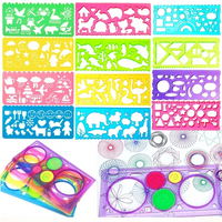 Geometry Spirograph Drawing Stencil Set Painting Template Ruler Art Craft Creative Children Kids Educational Toy Girls Boys Gift
