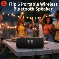 Enceinte Bluetooth portable JBL FLIP6 - Un système audio stéréo étanche pour l'extérieur avec une longue autonomie de la batterie, une batterie externe intégrée, Su