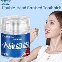 Family Size Household Interdental Brush Straight Curved Head Design Plastic Toothpicks Cleaning Between Teeth Oral Care 300pcs