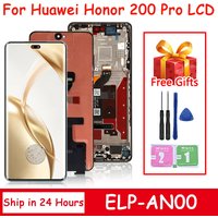 6.78“AMOLED For Huawei Honor 200 Pro ELP-AN00 LCD Display Touch Screen Digitizer For Honor 200Pro Display With fingerprint