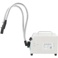30W LED Fiber Optic Lamp 6000K Dual Gooseneck Adjustable Host Microscope Spotlight Medical Cold Light Source Illuminator