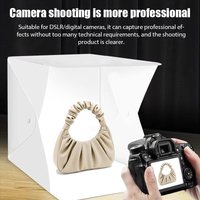 Portable Photobox Photography LED Light Mini Photo Lighting Foldable Studio Shooting Tent Box With 6 Colors Backdrops Lightbox