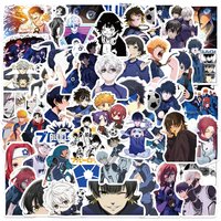 50Pcs Anime BLUE LOCK Football Stickers DIY Stickers Scrapbooking Phone Luggage Skateboard Waterproof Decals