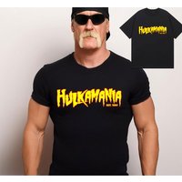 Hulk Hogan RIP Hulkamania Graphic T Shirts Wrestling Legend Tops Short Sleeve T-shirt Men's Retro O-Neck Oversized Cotton Tshirt