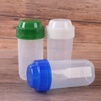 1PC Protein Shaker Mixer Bottle Sports Fitness Gym Multifunction 200ML
