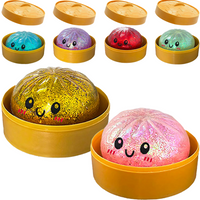 Hot Glitter Dumpling Squishies Toy Baozi Dumpling Mystery Box Colorful Squishy Sensory Fidget Toy Anti Stress Squeeze Ball