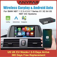 ANYFAR Kabelloses CarPlay für BMW NBT-System 1 2 3 4 5 6 7 Serie X1 X3 X4 X5 X6 MINI F56 F15 F16 F25 F26 F48 F01 F10 F22 F20 F30 F32
