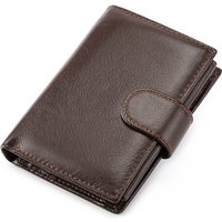 Genuine Leather Men Retro Wallet New Short Card Holders Top Layer Cowhide Men Purse Coin Pocket Leather Zipper Men Money Clips