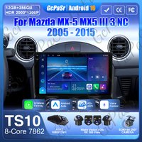 Radio samochodowe dla Mazda MX-5 MX5 III 3 NC 2005 - 2015 Stereo Odtwarzacz multimedialny Carplay Android Auto GPS Ekran wideo 5G Wifi Bez 2din