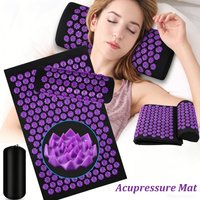 Acupressure Mat Spike Pad Kuznetsov's Applicator Pillow Cushion for Muscle Relaxation Pain Relief Yoga Pilates Sport Fitness