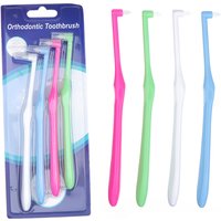 NEW! Orthodontic Interdental Brush Single-Beam Soft Teeth Cleaning Toothbrush Oral Care Tool Small Head Soft Hair Implant Adult