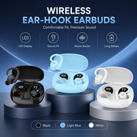 Wireless Bluetooth Earphones for Sports Waterproof Long Battery Life Noise Reduction for Calls