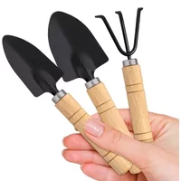 3pcs Mini Durable Spade Shovel Rake for Plant Potted Flowers Seedlings Loose Soil Erramientas Bonsai for Little Hands Light Use