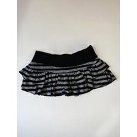 Emo Women Fashion Y2K Goth Striped Mini Short Skirt High Waist Aesthetic Korean Japanese Acubi Pleated A-line 2000s Alt Clothes