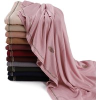 Oval Necklace Chain Cotton Modal Jersey Hijab Shawls Lady High Quality Wrap Beach Summer Bufandas Ramadan Muslim Sjaal 170*70Cm